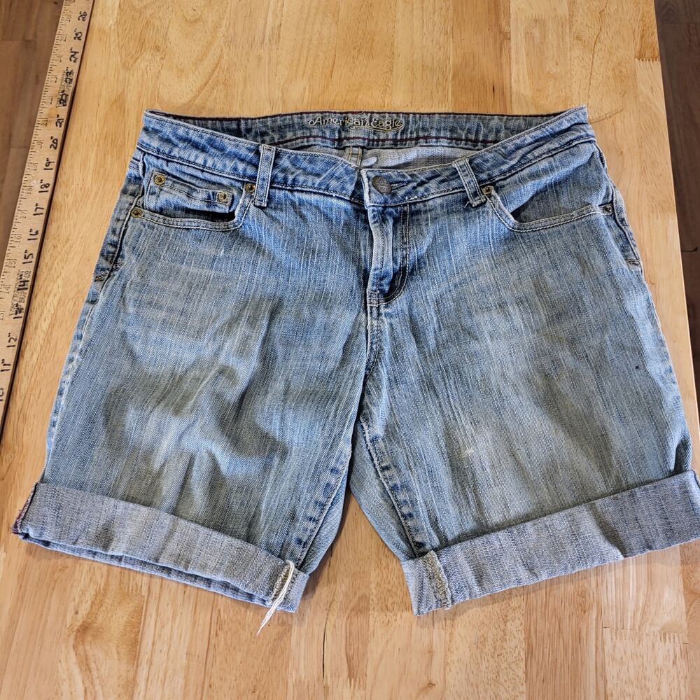 American Eagle Outfitters Hipster Cutoff Jean Shorts Size 12
